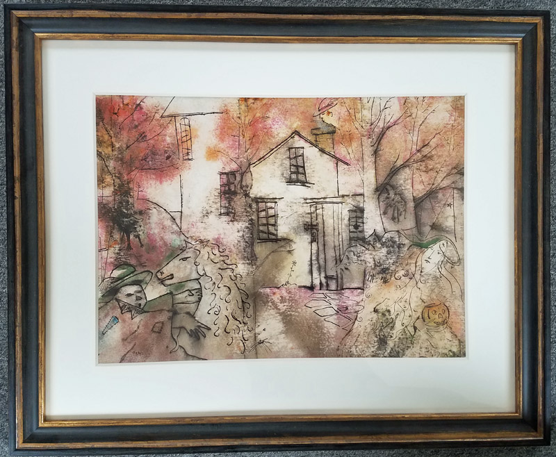 Charles Wilder Oakes - This Old Place - Watercolor $6,500.