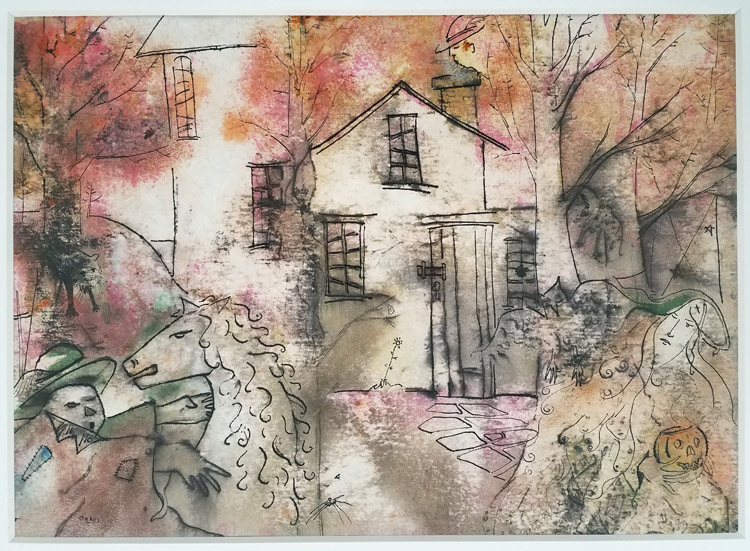 Charles Wilder Oakes - This Old Place - Watercolor $6,500.